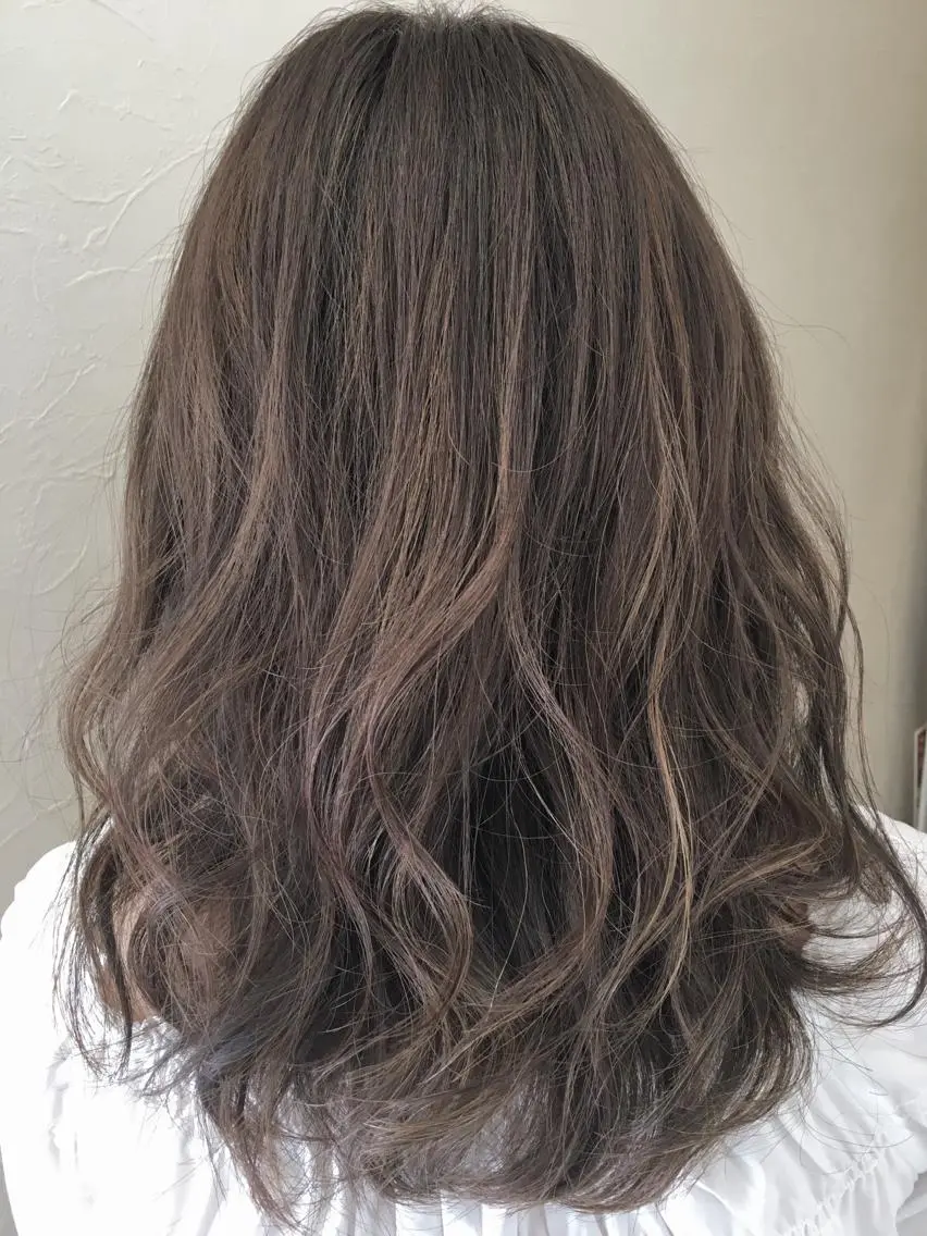 ミディアム カラー ヘアアレンジ IVY villa Suzu.のヘアスタイル
