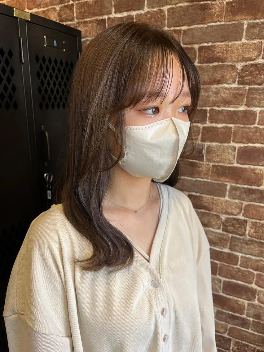ショート カラー パーマ ヘアアレンジ メンズ キッズ ネイル マツエク・マツパ アイブロウ メンズハイライト メンズパーマ ブラウンカラー ケアカラー 透明感カラー 久木原 ゆりのヘアスタイル