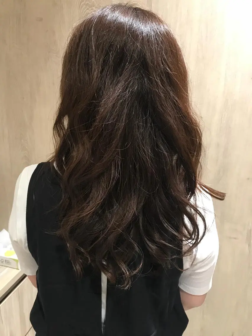 ロング カラー パーマ 🌈透明感カラー🌈 えのもとすみれのヘアスタイル