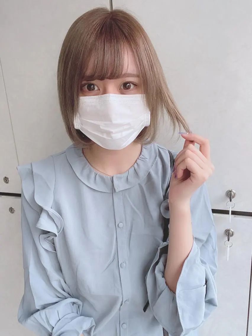 ミディアム カラー ヘアアレンジ ショートボブ シールエクステ ミディアムパーマ バレイヤージュ 透明感カラー FAAM Tsuneのヘアスタイル