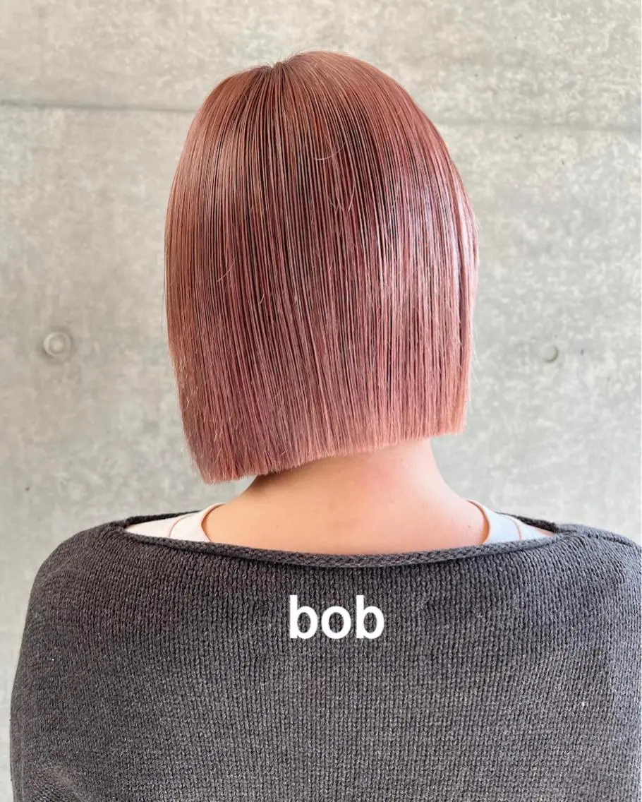 ミディアム カラー ヘアカラー ナチュラルなショート 北本空河のヘアスタイル