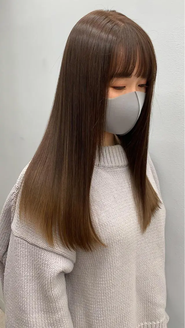 ロング 髪質改善 トリートメント 韓国ヘア🕊村上 ののこ🕊のヘアスタイル