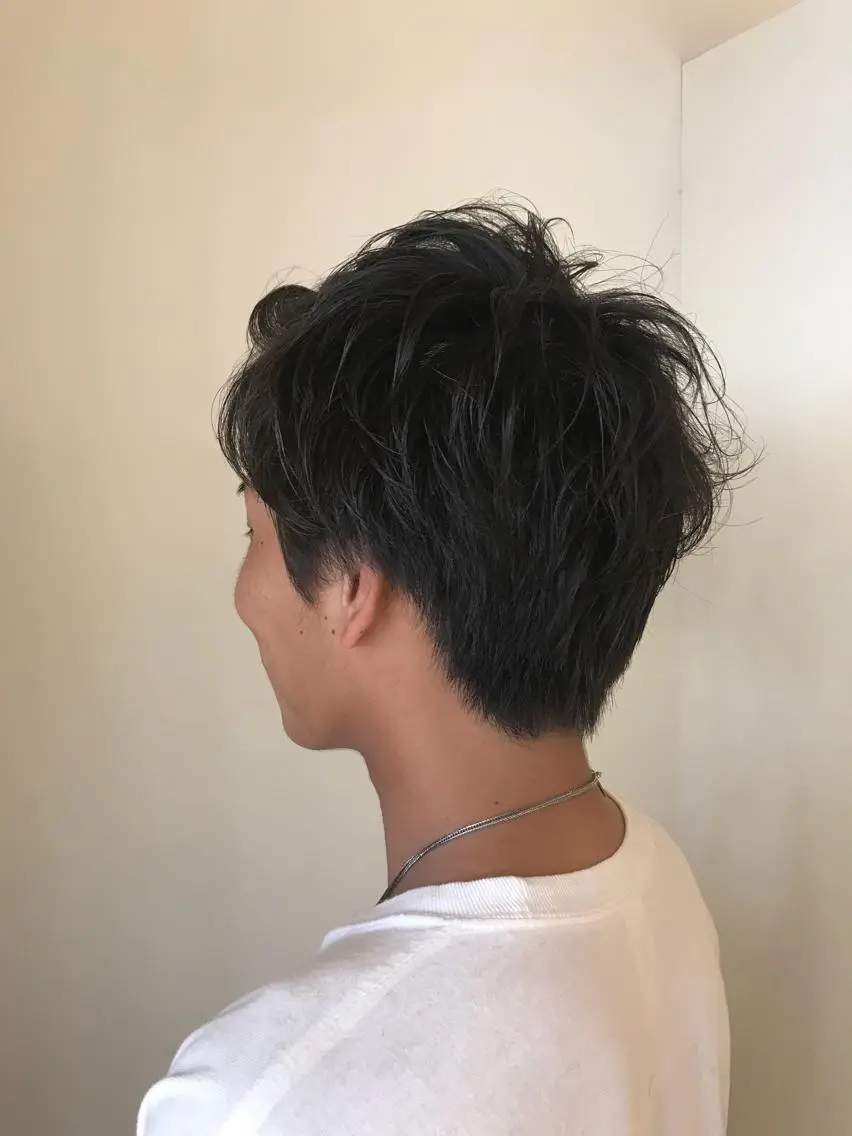 パーマ メンズ メンズパーマ 清水 ちひろ ✄トップスタイリストのヘアスタイル
