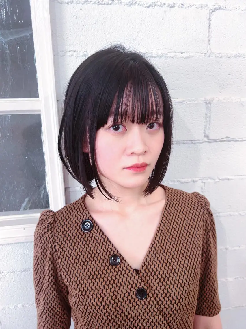 ミディアム 工藤 久美のヘアスタイル
