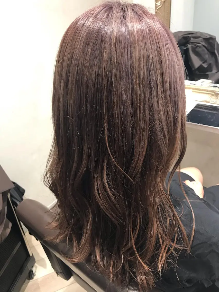 セミロング カラー 天王寺/阿倍野 tocca rieのヘアスタイル