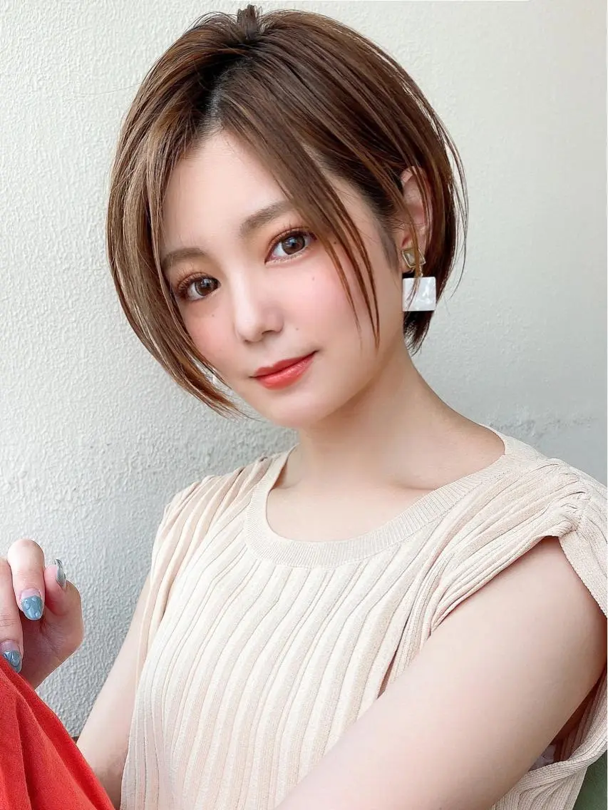 ショート カット ヘアカラー トリートメント 井上晃輔/ショート /ボブ/ミディアムのヘアスタイル