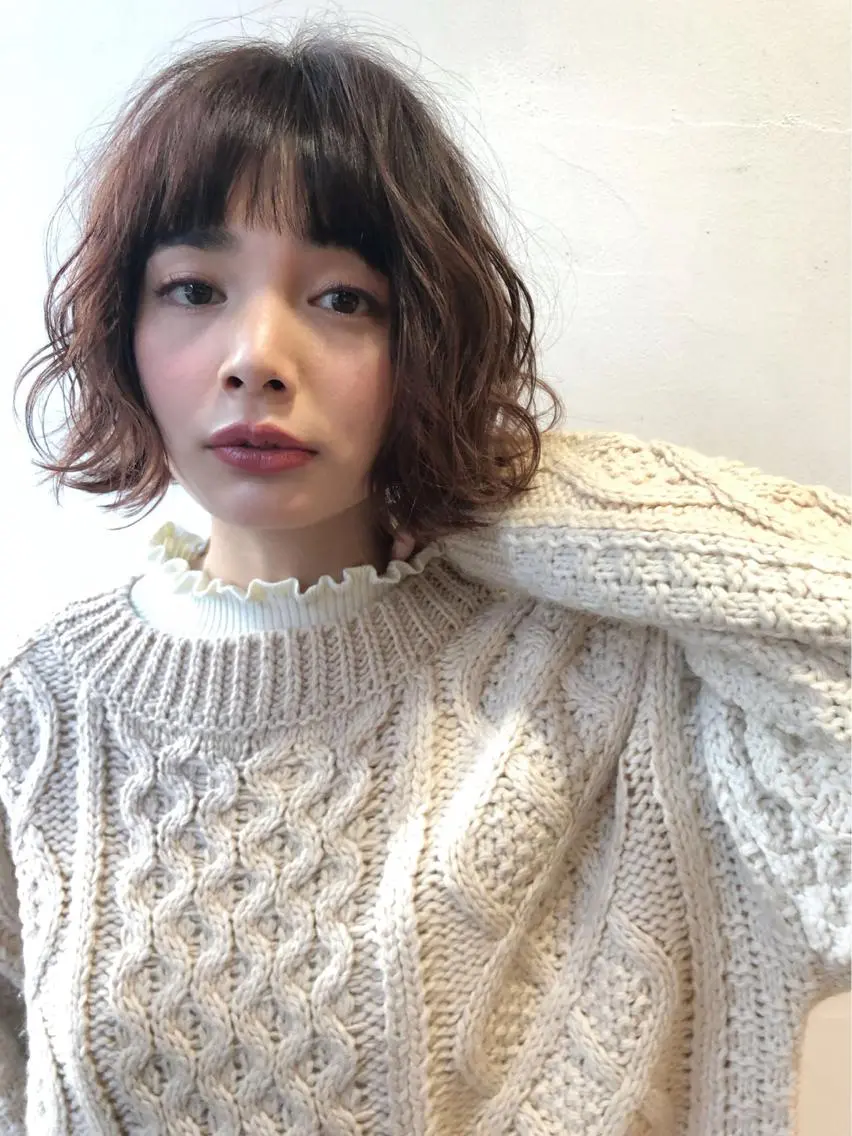 ショート カラー ボブ メンズカット特化柏駅 徒歩3分LOUのヘアスタイル