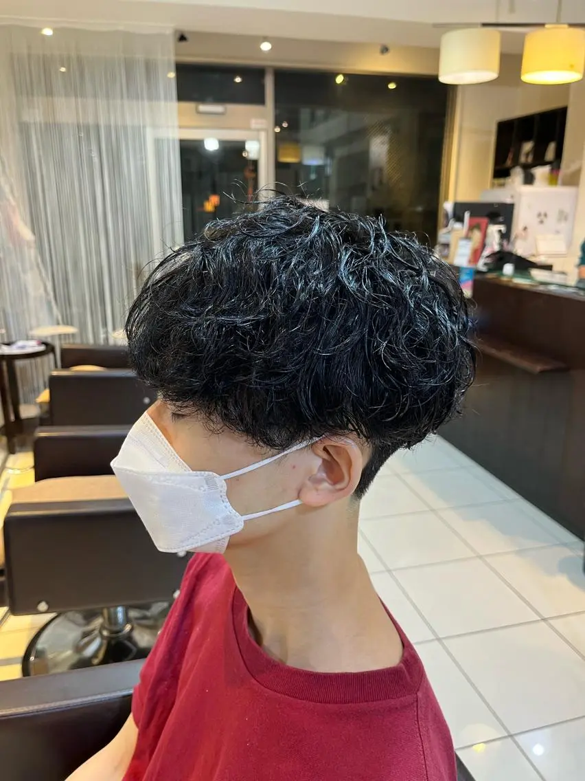 パーマ メンズ カット パーマ カ レラのヘアスタイル
