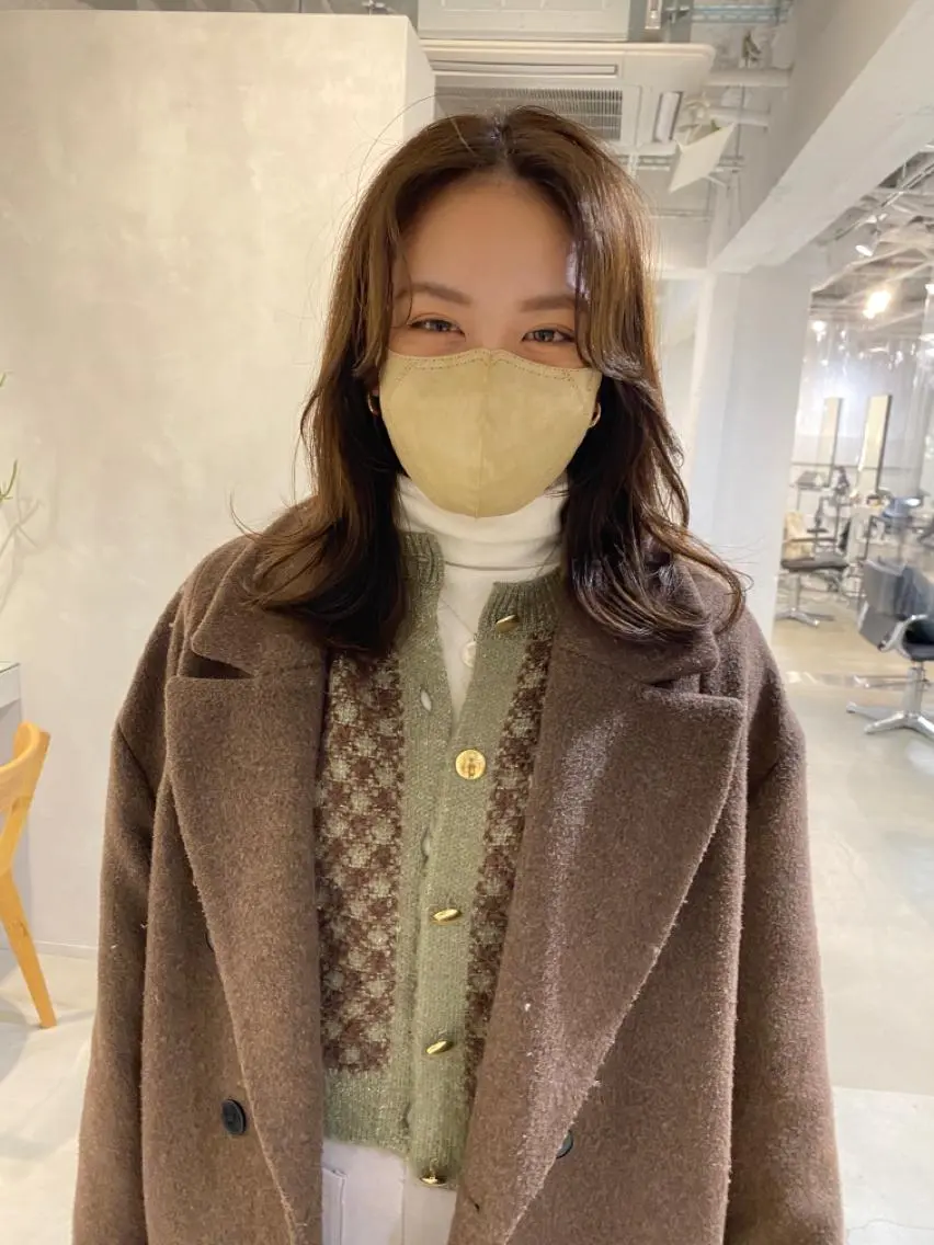 ミディアム カット パーマ トリートメント レイヤーカットのプロ 大人ヘア宮森貴志のヘアスタイル