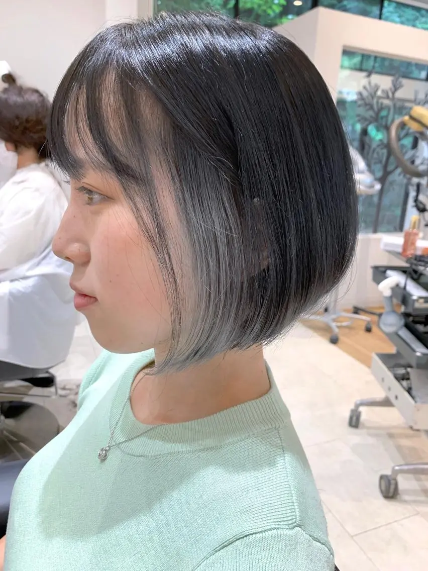 ショート カラー ヘアカラー トリートメント 🌈miu miu hair✂️💕のヘアスタイル