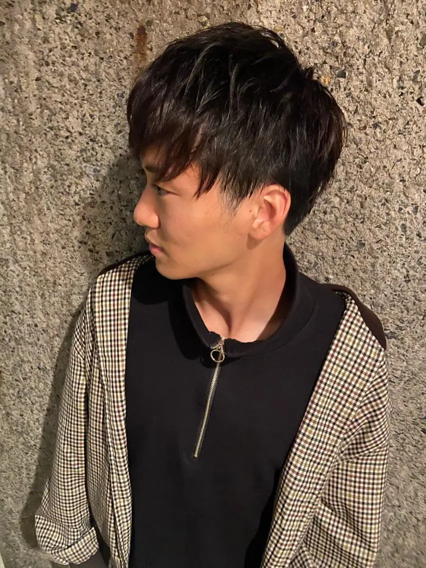 ショート カラー パーマ ヘアアレンジ メンズ カット ヘアカラー ちこ .のヘアスタイル