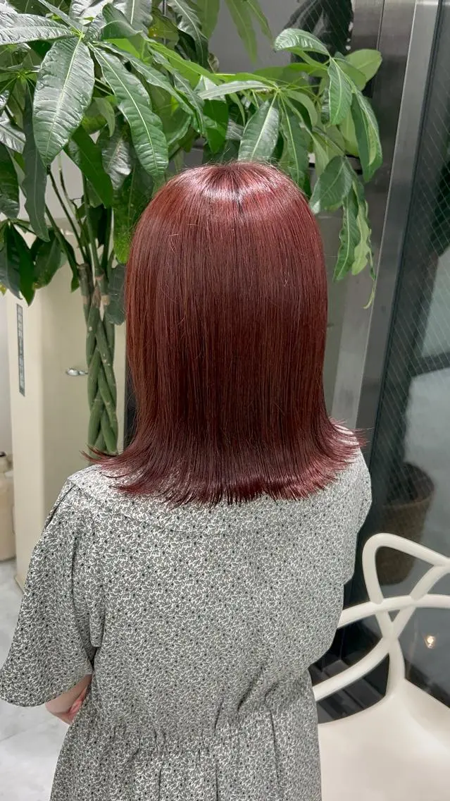 ミディアム カラー ヘアアレンジ カット ヘアカラー ブリーチなしの達人 🌈KAITOのヘアスタイル