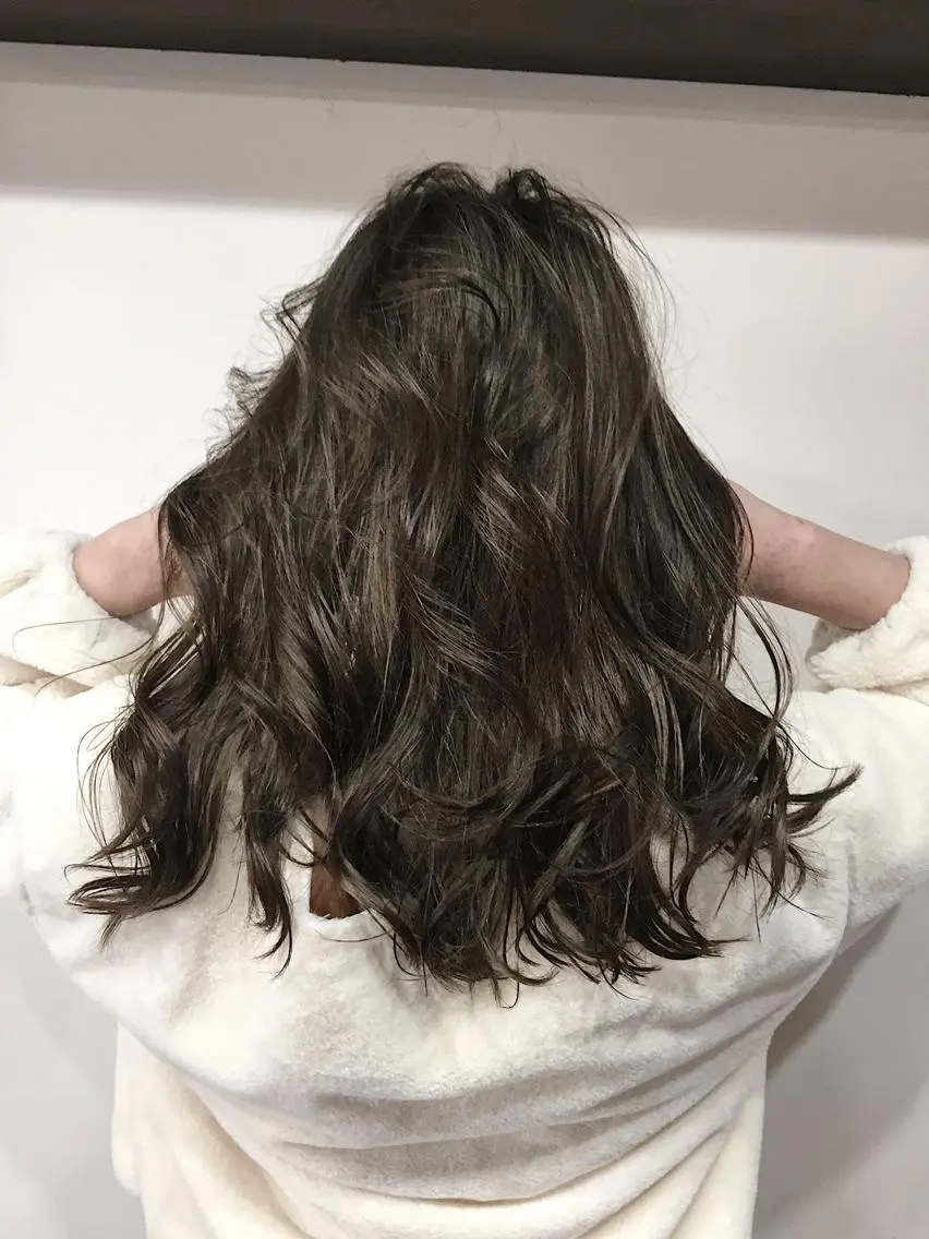 ロング カラー カット パーマ トリートメント カラー特化サロン大阪 ルービック江坂/新城のヘアスタイル