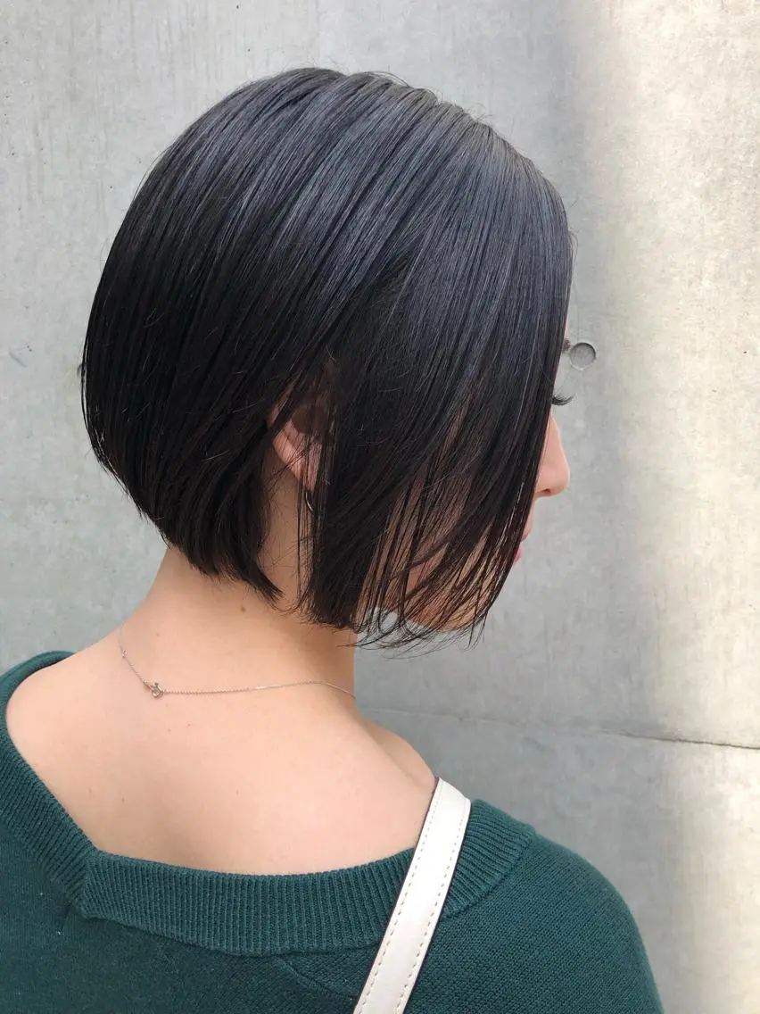 ショート 切りっぱなしボブ ボブ 外国人風カラー ハイライト レイヤーカット ショート職人 美容師【KENTA】のヘアスタイル