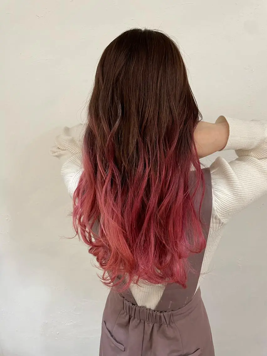 ロング カラー 冨木 雄斗のヘアスタイル