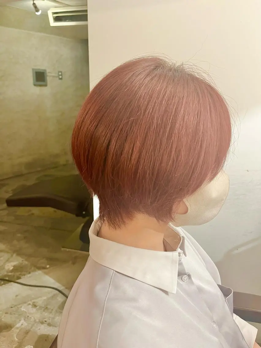 ショート カラー 透明感カラー/ ブリーチ無し/RYOのヘアスタイル