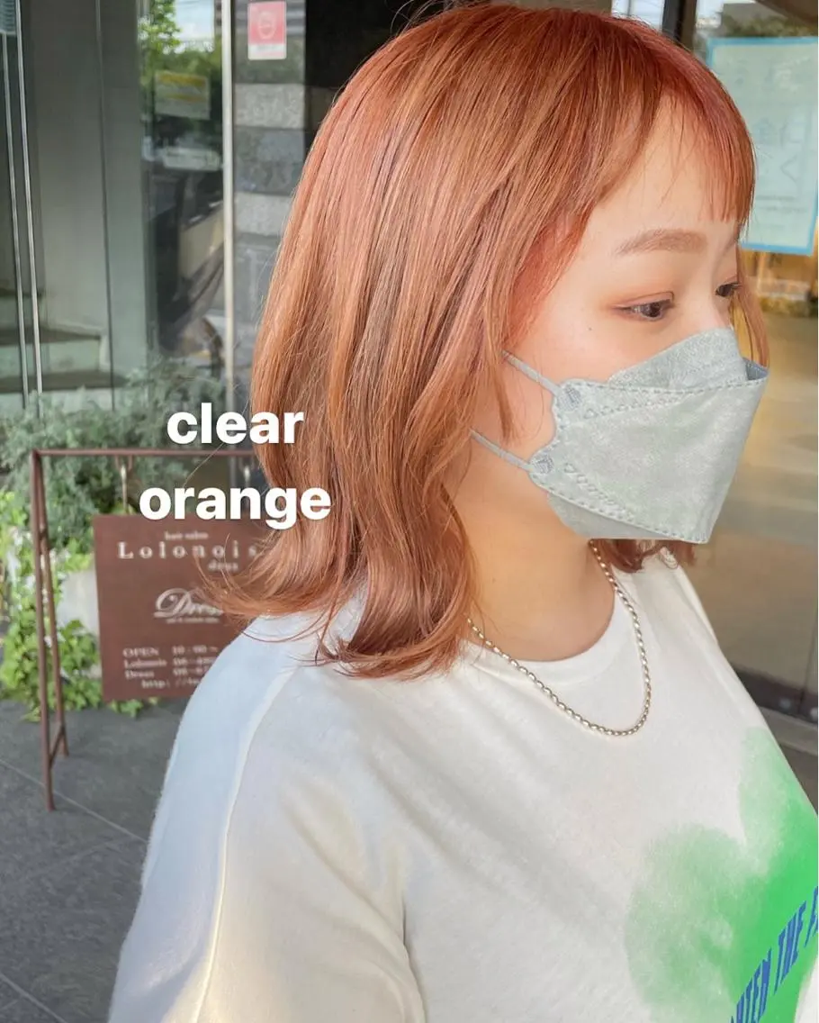 ミディアム カラー ヘアカラー トリートメント ハイトーンカラー♡ yuのヘアスタイル