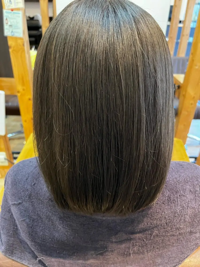 ミディアム 平野 竜大のヘアスタイル