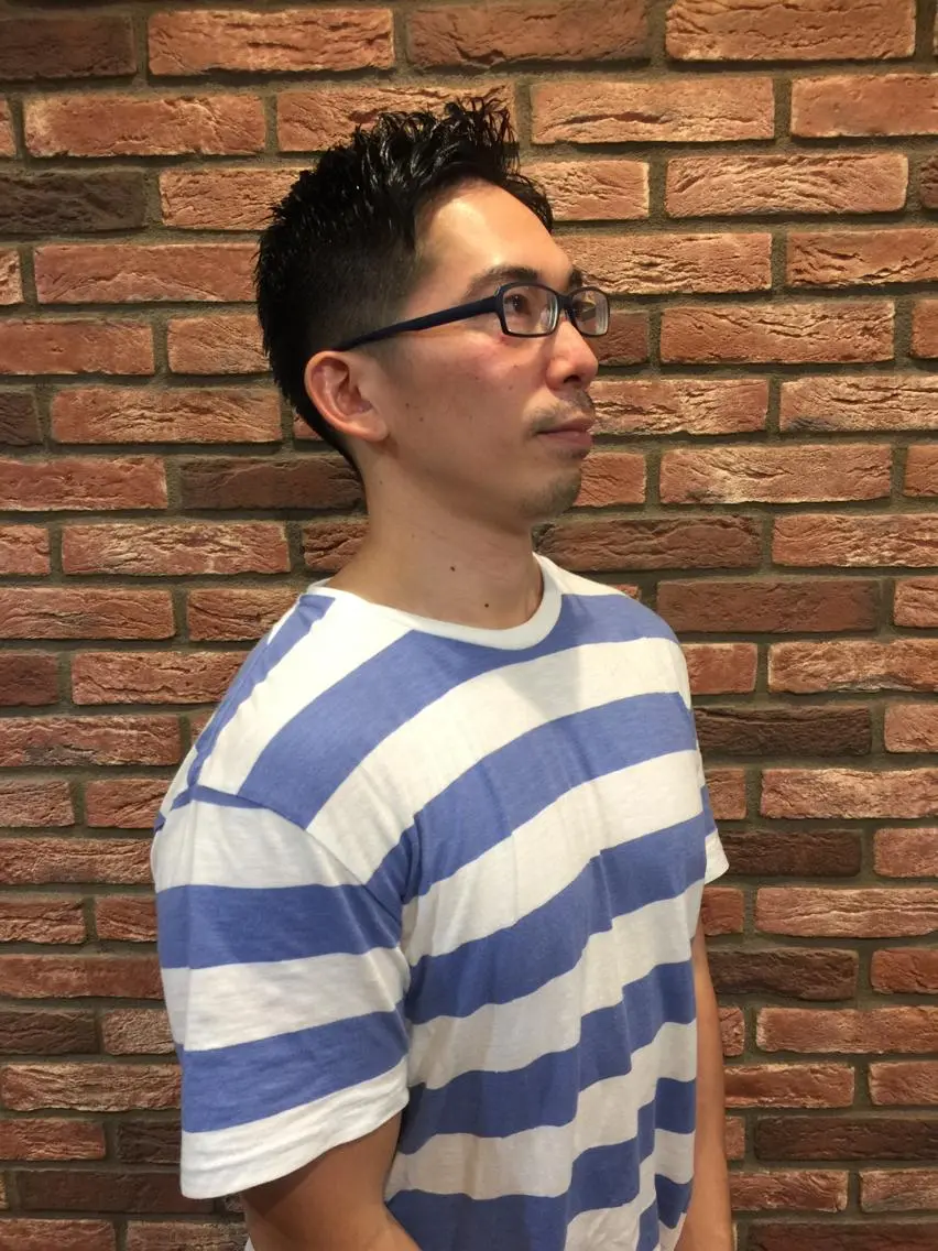 ショート パーマ ショートヘア 赤坂barber 古澤慶一郎【モテ髪】のヘアスタイル