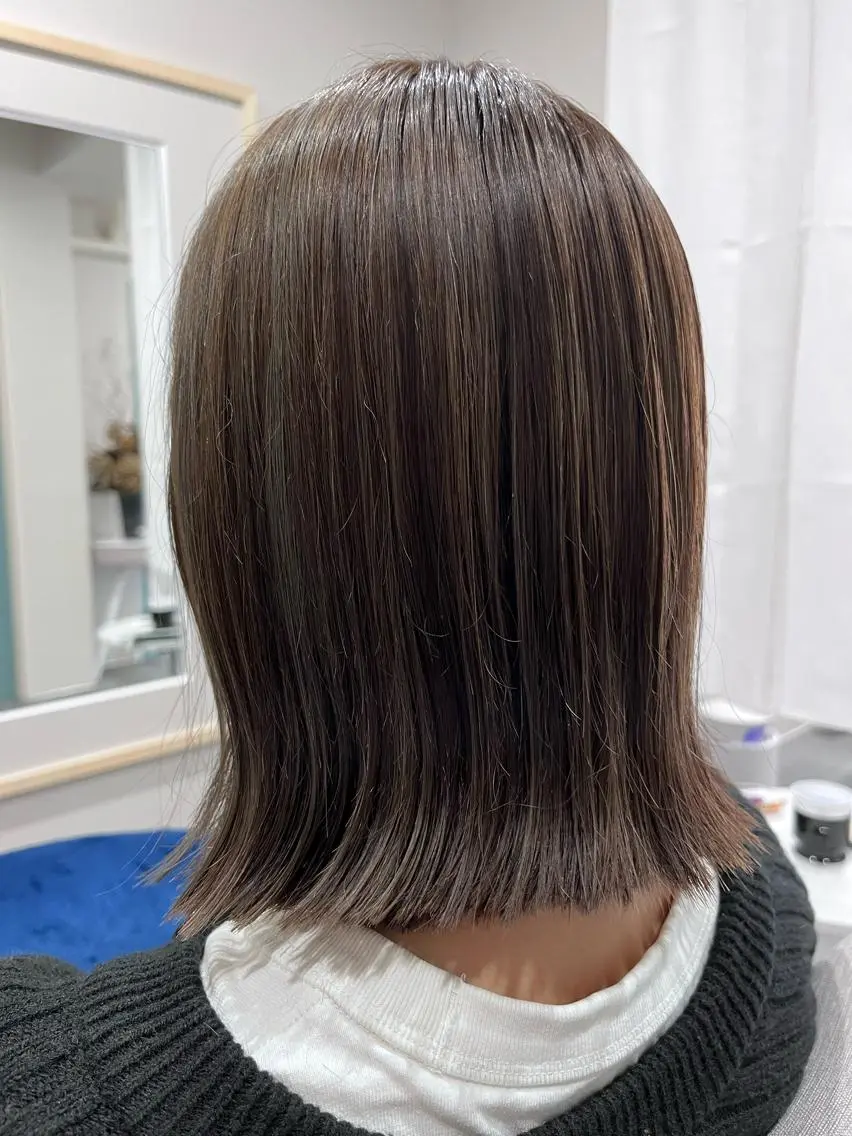 ミディアム カラー liL hair サトウリョウタのヘアスタイル