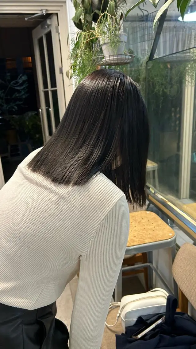 ミディアム カラー 縮毛矯正 ❕マンツーマン施術❕ 🍊Moemiのヘアスタイル