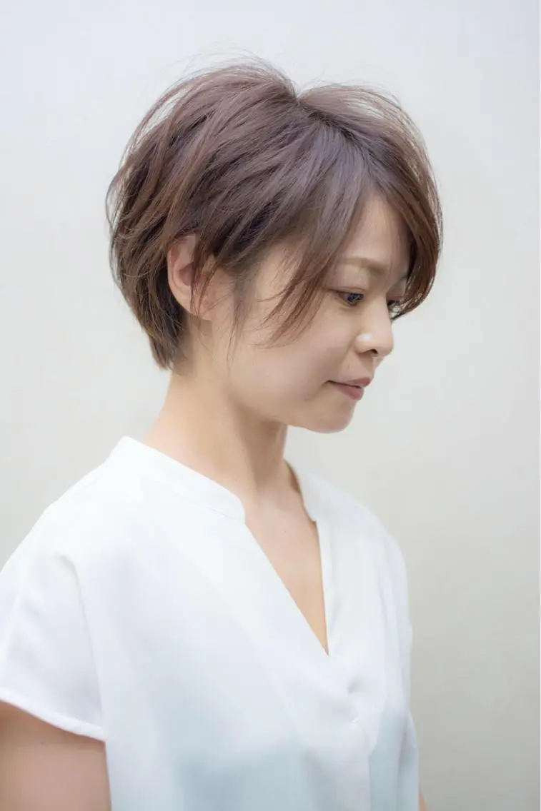 ショート 佐々岡 亮介のヘアスタイル