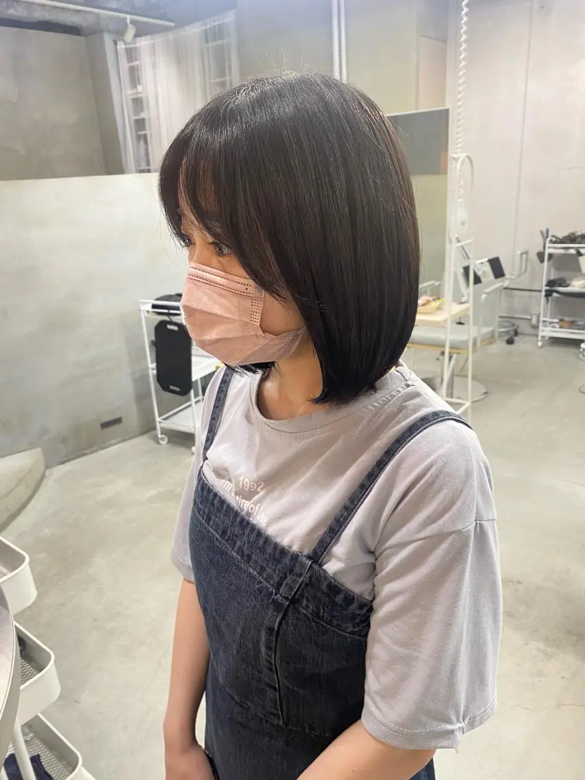 ショート カラー ヘアカラー トリートメント 前橋 姫奈のヘアスタイル