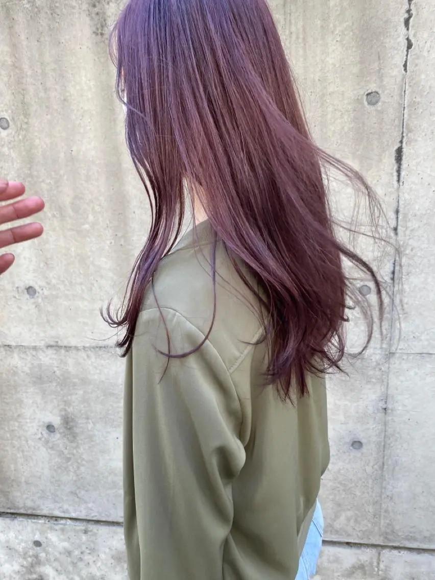 ロング カラー ヨシモトリョウ 髪質改善/美髪のヘアスタイル