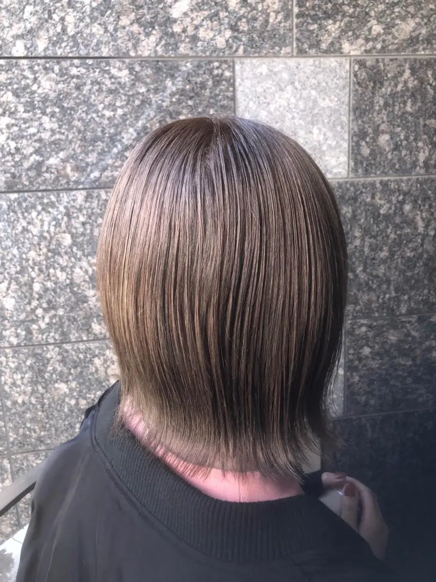 ミディアム カラーアンドケアリタ kitamuuuのヘアスタイル