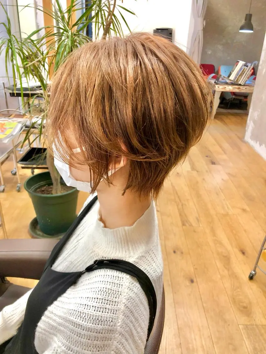 ショート カラー 宮崎 智也のヘアスタイル