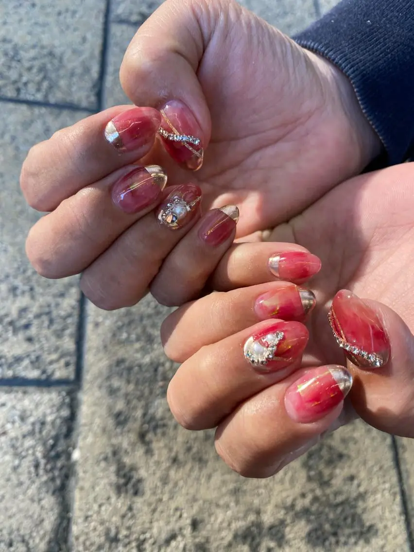 ネイル ハンドネイル nailsalon ∞ ﾐｶﾅﾙ ∞のネイルデザイン
