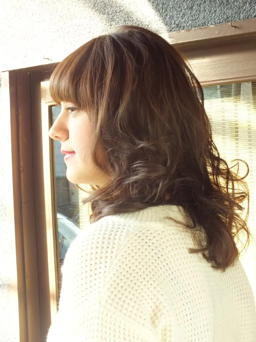 セミロング @kutsu tetsuoのヘアスタイル