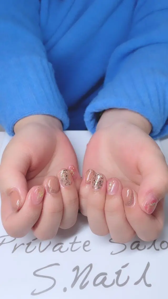 ネイル 西大分S.Nail 𓏲⋆🪸.⋆⸜🫧のネイルデザイン