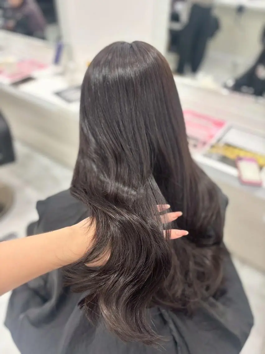 ロング 髪質改善×艶髪カラー 🫧銀座のヘアスタイル