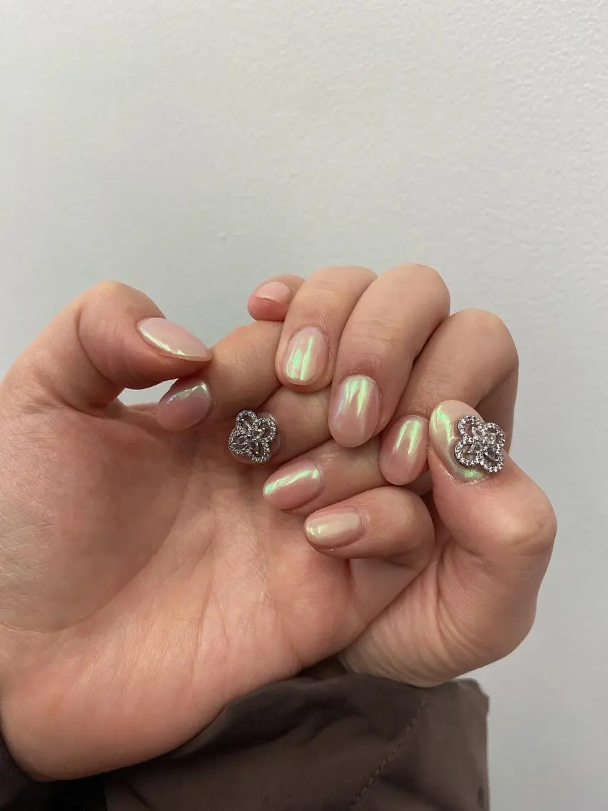 ネイル オーロラネイル ミラーネイル Nailist🌟 Wakanaのネイルデザイン