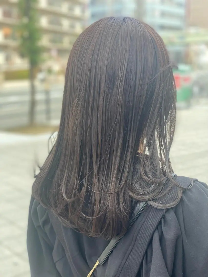 セミロング 髪質改善 大内翔太のヘアスタイル