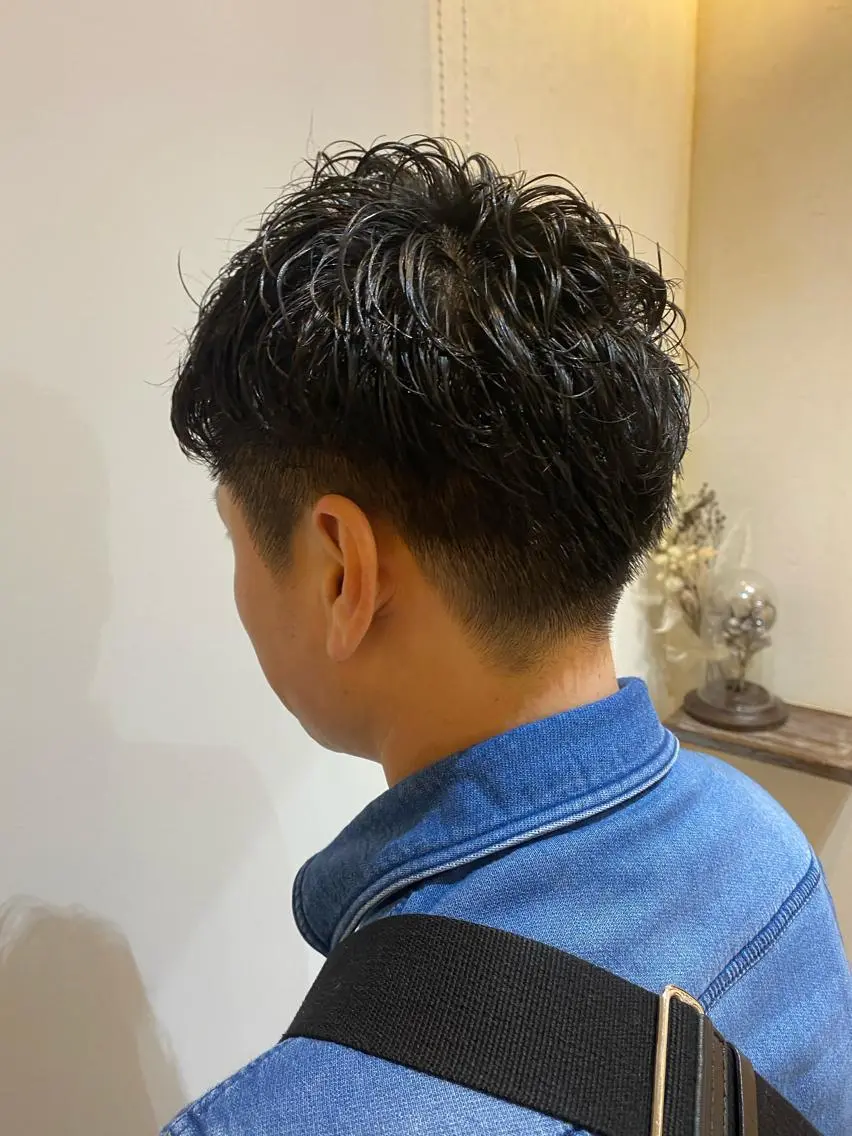 メンズ ビジネス メンズパーマ 刈り上げ 【浜松・豊橋】 ニシモトのヘアスタイル
