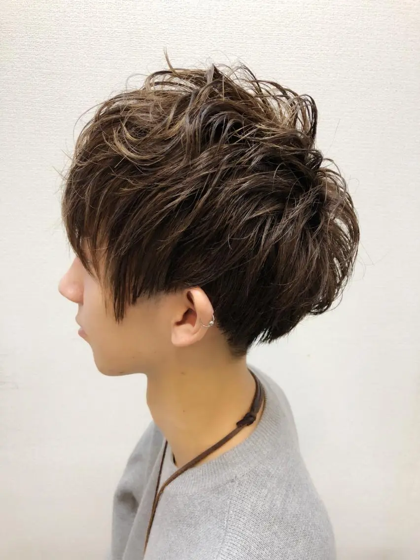 メンズ SHIORI💜口コ ミNo.1艶カラーのヘアスタイル