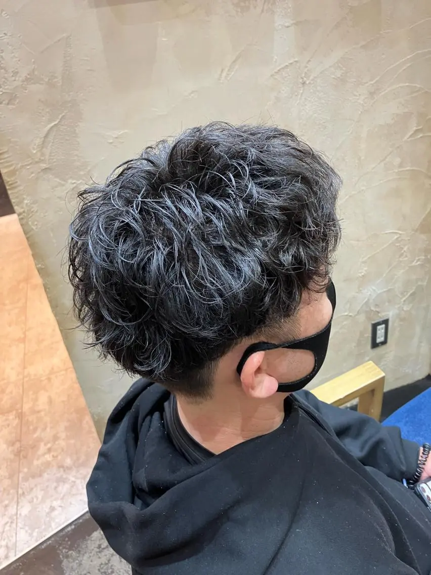 パーマ メンズ カット パーマ メンズ特化/パーマ/ フェードWATARUのヘアスタイル