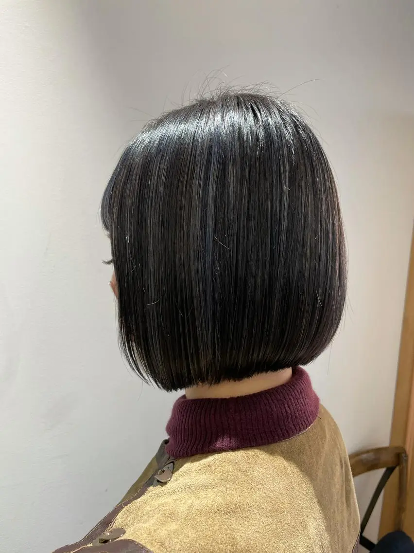 ショート ボブ ひろせ かなのヘアスタイル