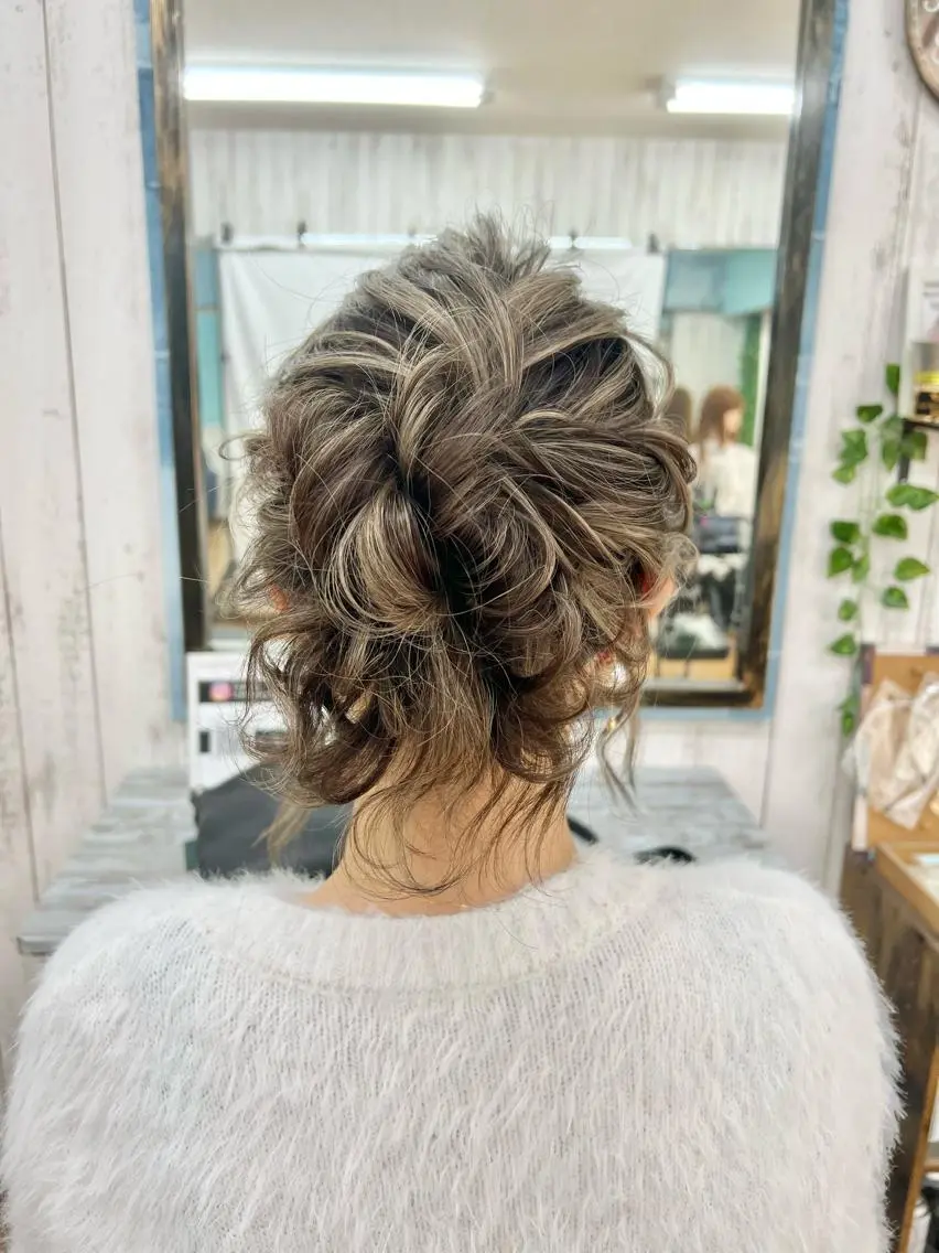 ミディアム ヘアアレンジ 加藤 圭悟のヘアスタイル