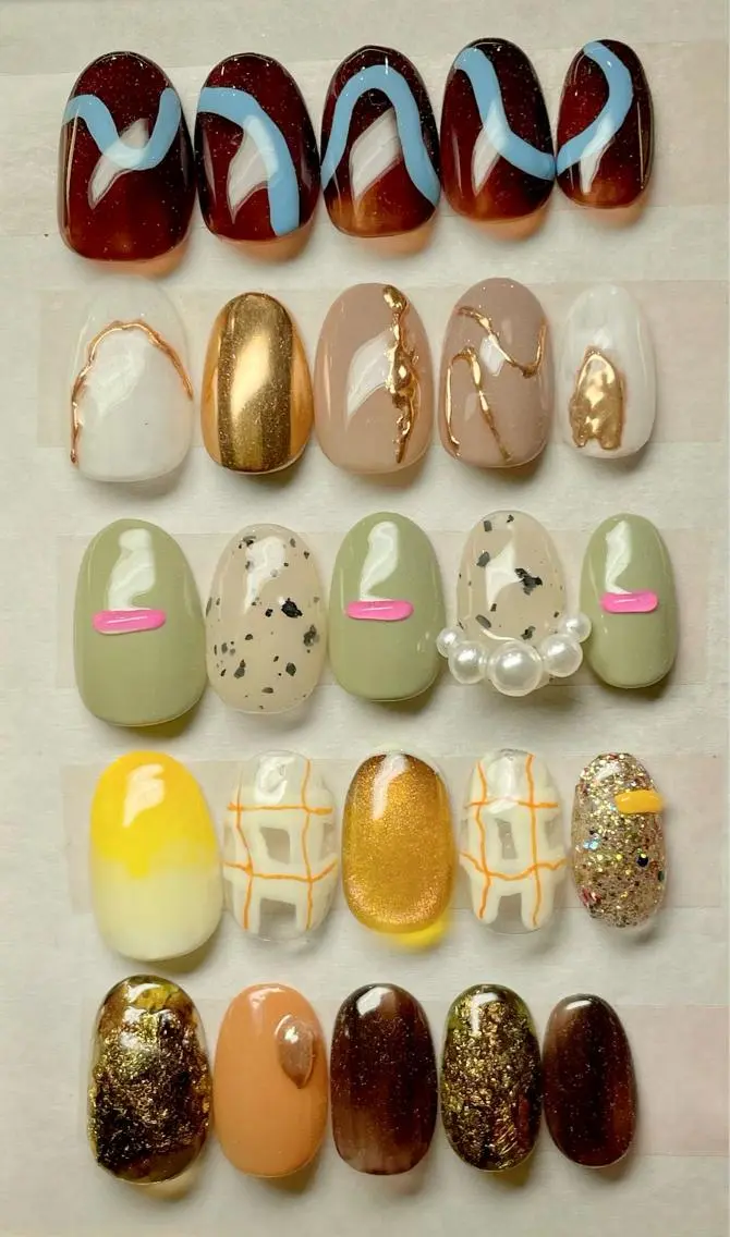 ネイル アートネイル ハンドネイル lemon nailレモンネイルのネイルデザイン