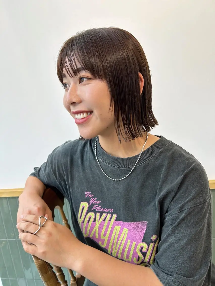 ミディアム カラー ヘアアレンジ カット ヘアカラー トリートメント 【代表】 たき〜のヘアスタイル