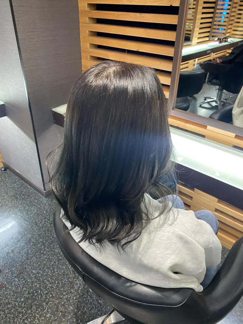 ミディアム カラー mio/⭐︎ ブリーチ指名No.1のヘアスタイル