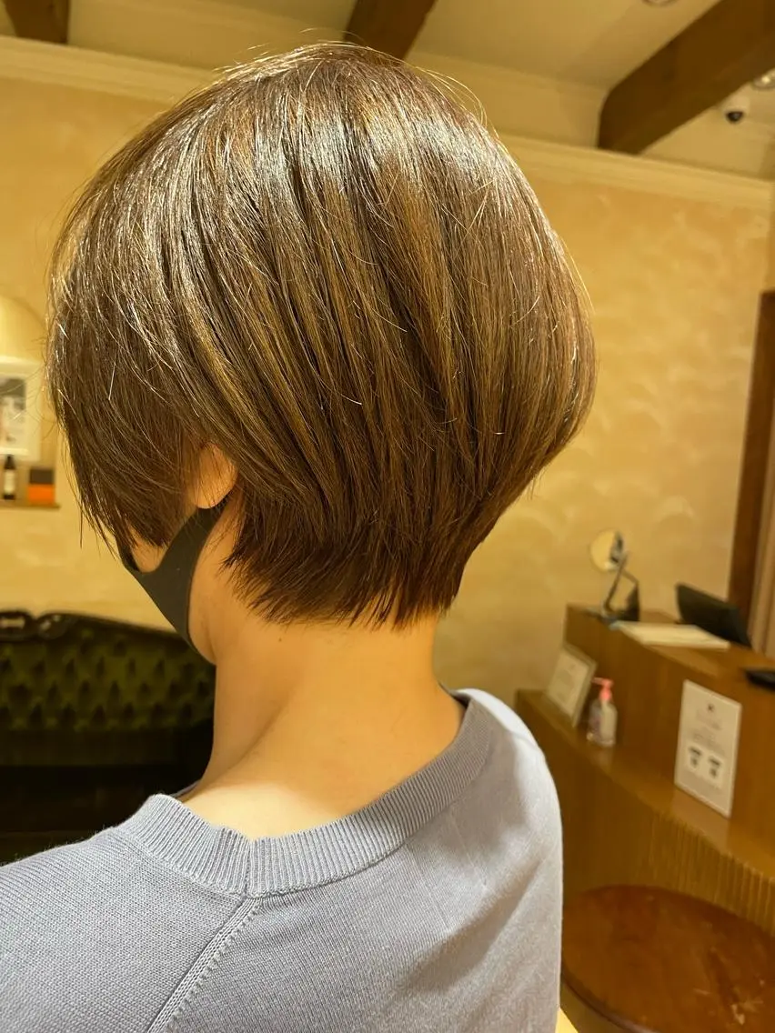 ショート ショートボブ ボブ ショートヘア ボブ ホノカのヘアスタイル