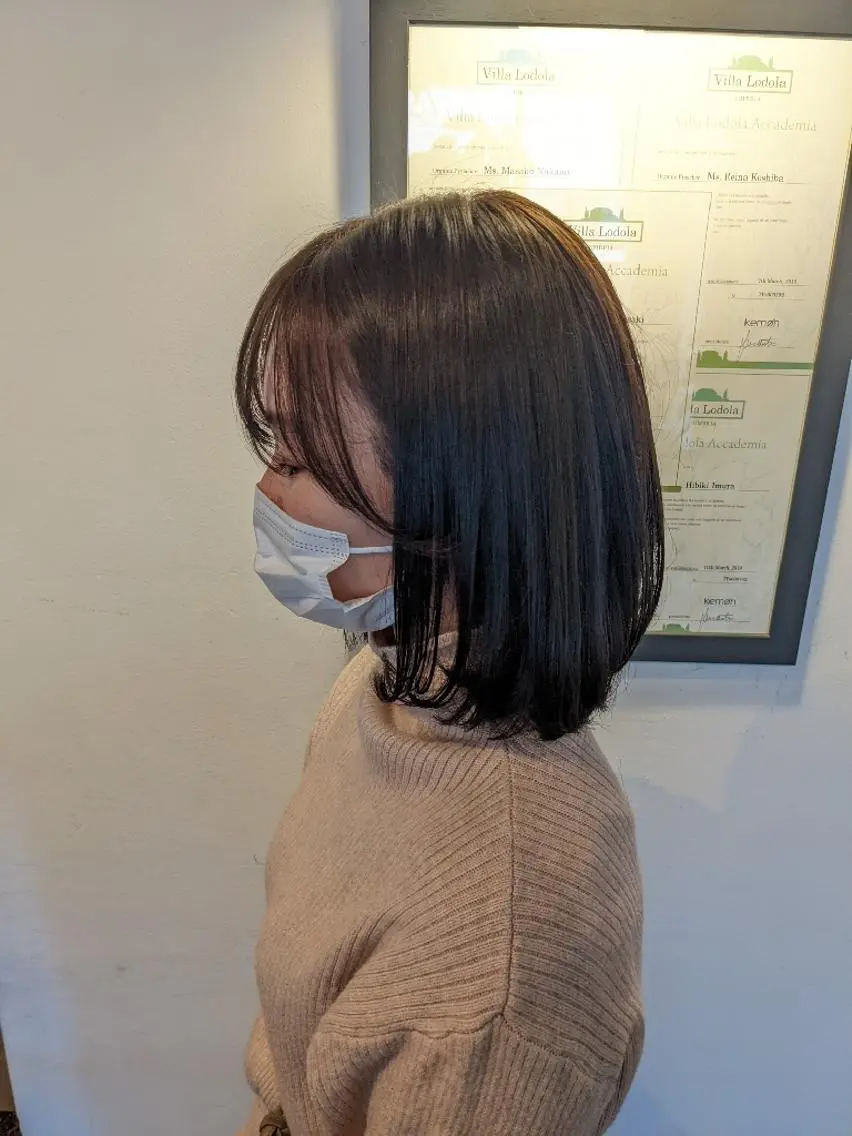 ミディアム ボブ newi 天王寺　 masakoのヘアスタイル