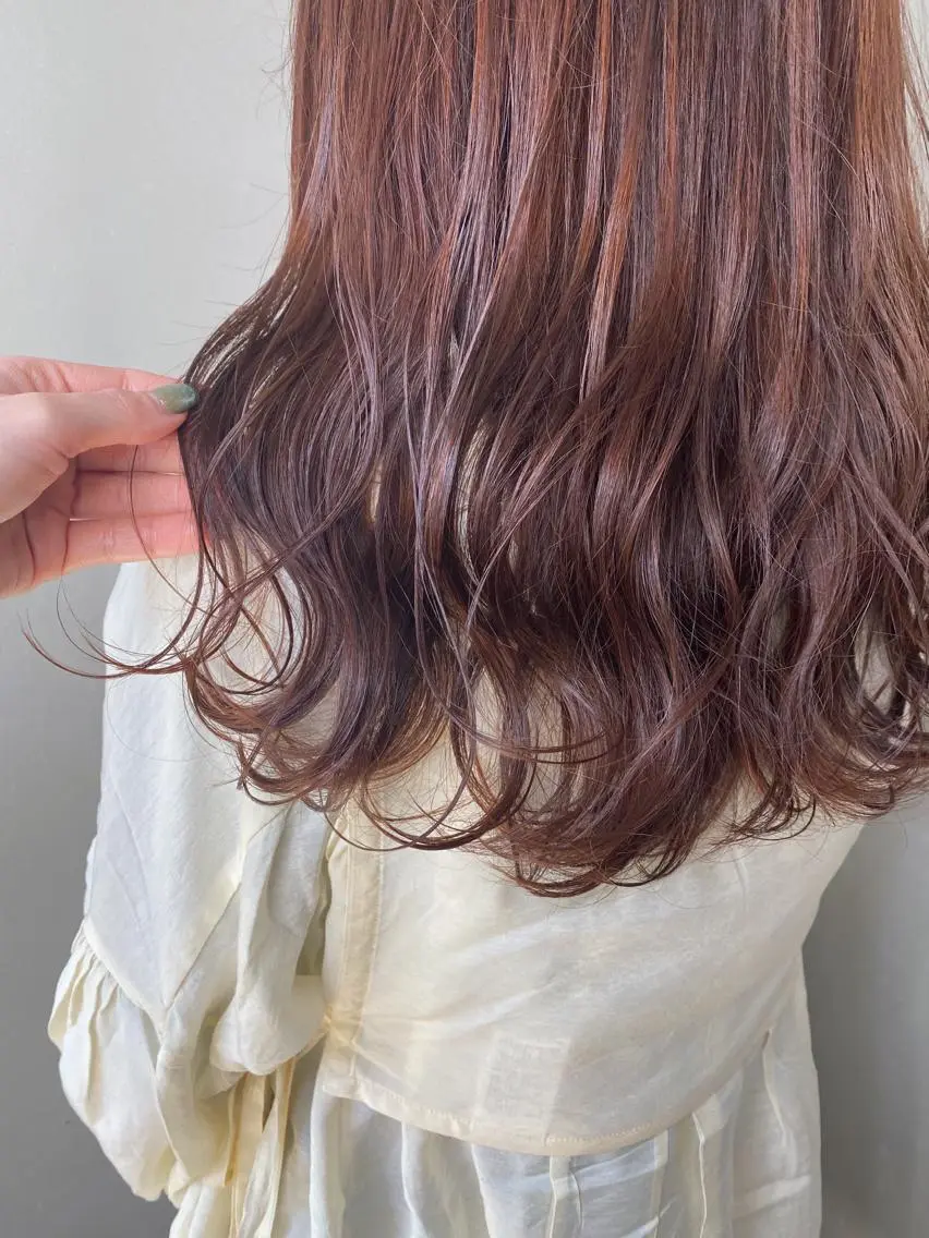 ロング カラー カット ヘアカラー Hatanaka Airiのヘアスタイル