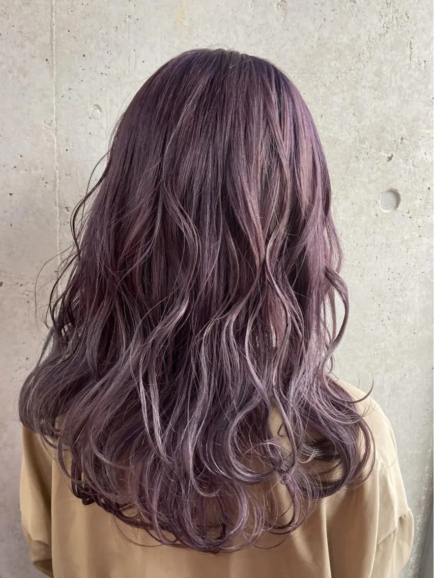 ロング カラー ヘアカラー トリートメント 川端 康介のヘアスタイル