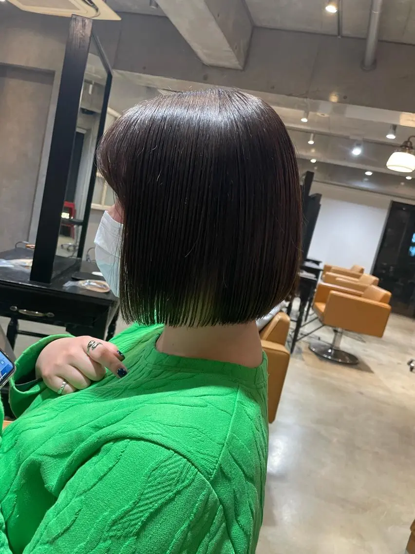 ミディアム カラー ヘアアレンジ kana .のヘアスタイル