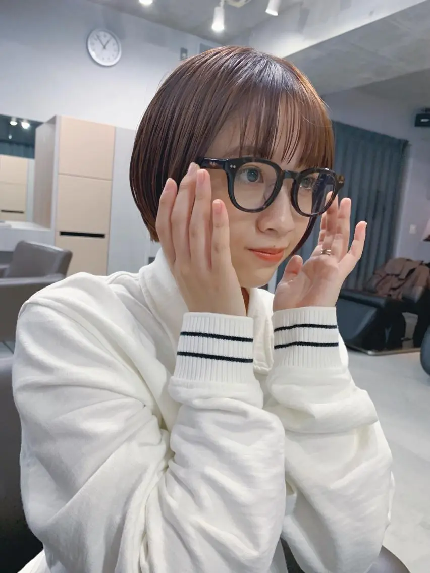 ショート カラー ボブパーマコテ巻き風 パーマNo1深江秀平のヘアスタイル